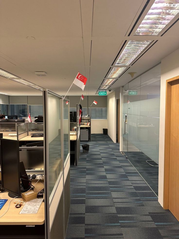 Office towers in the Singapore business district